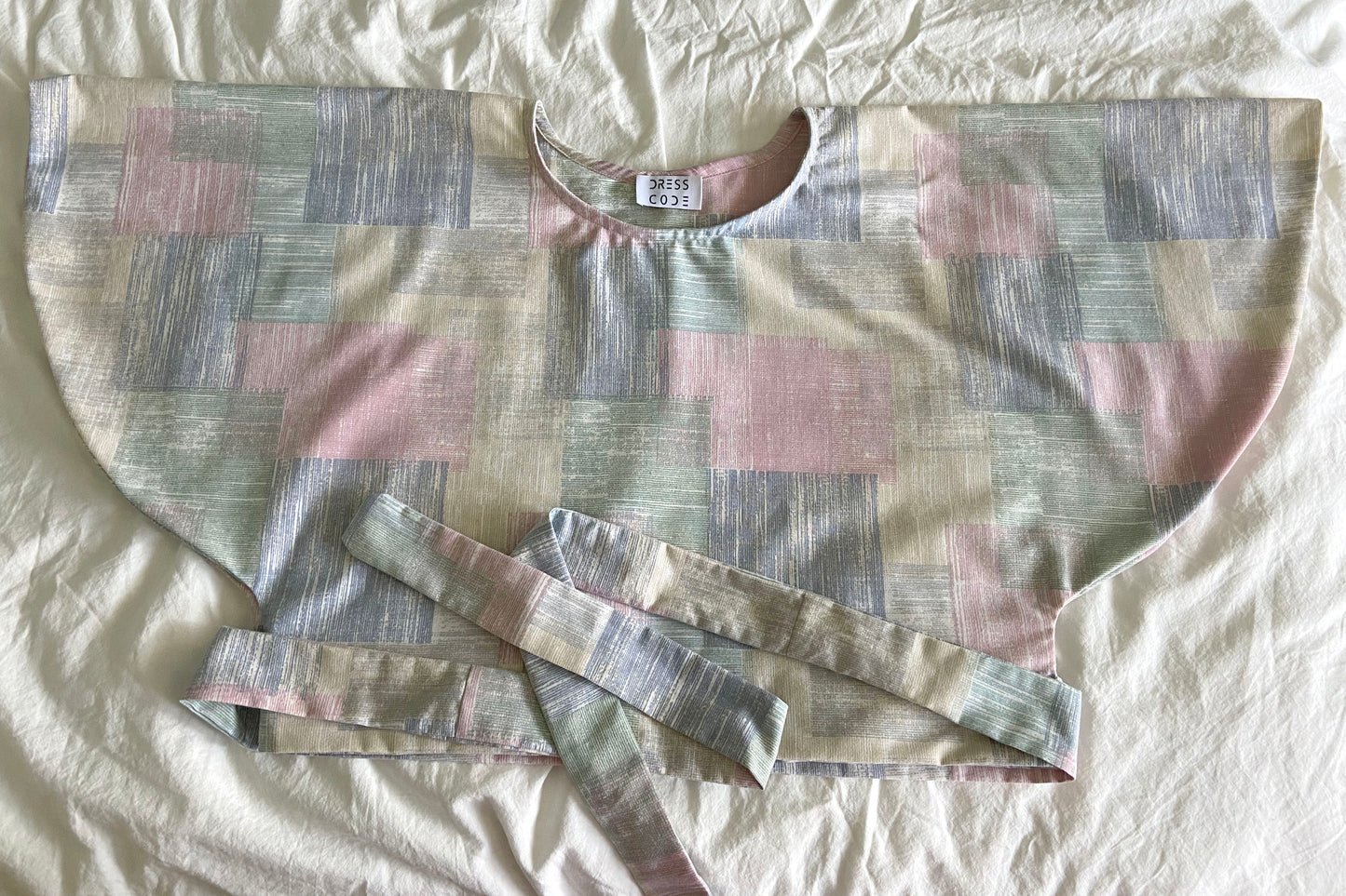 Circle Wrap Blouse in Cotton
