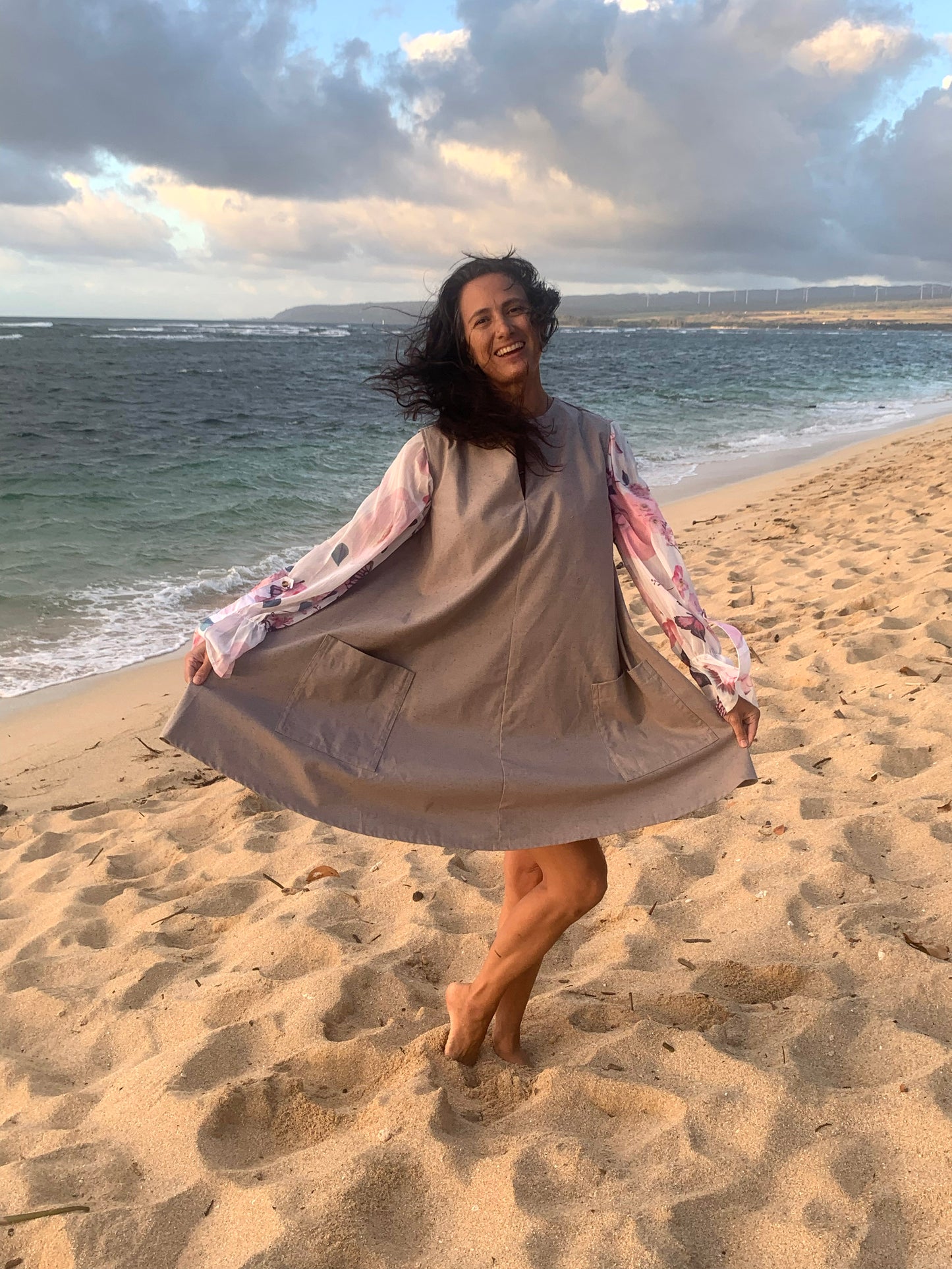 Linen Tent Dress