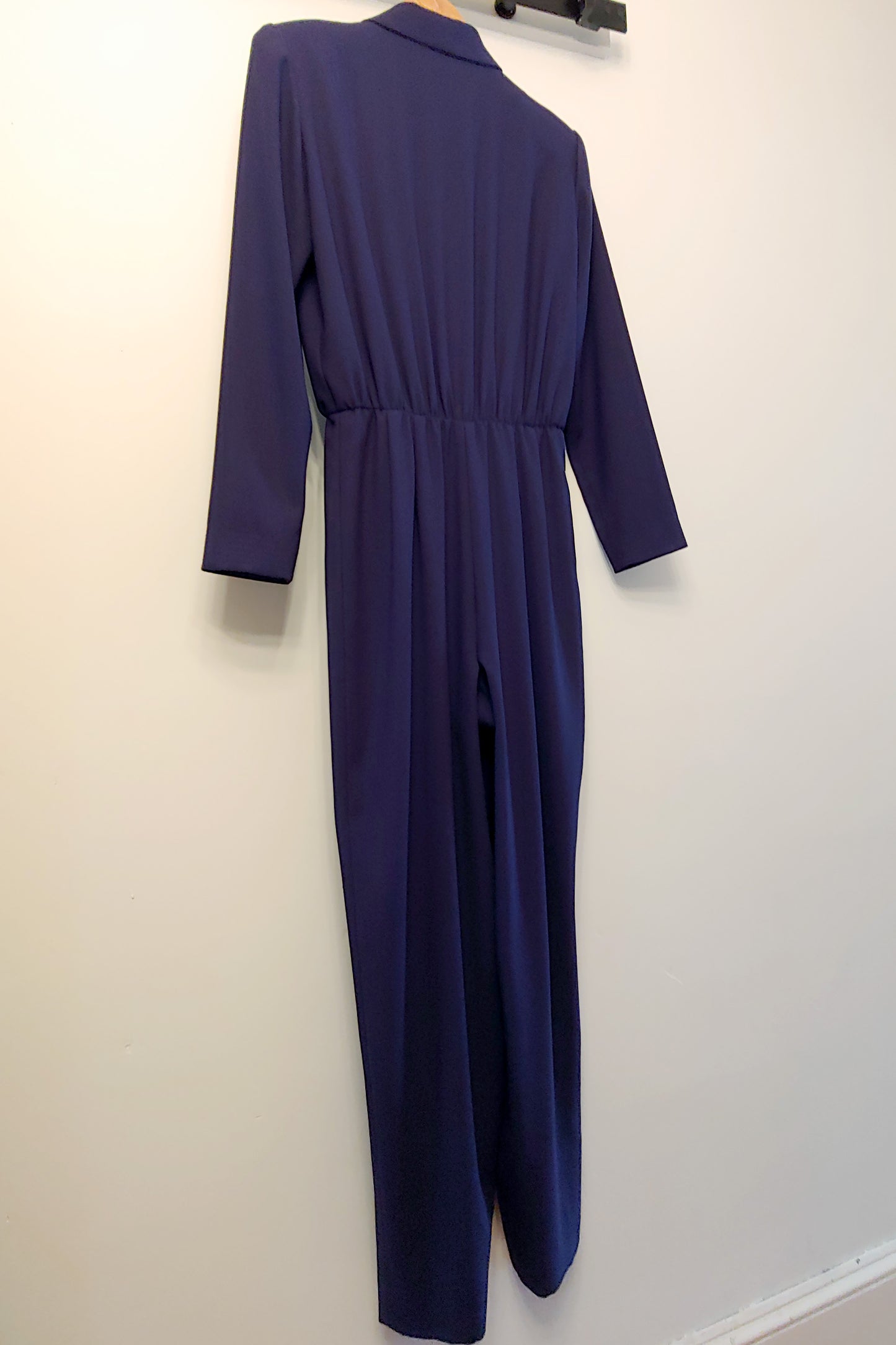 1990s Vintage Navy Blue Liz Claiborne Jumpsuit